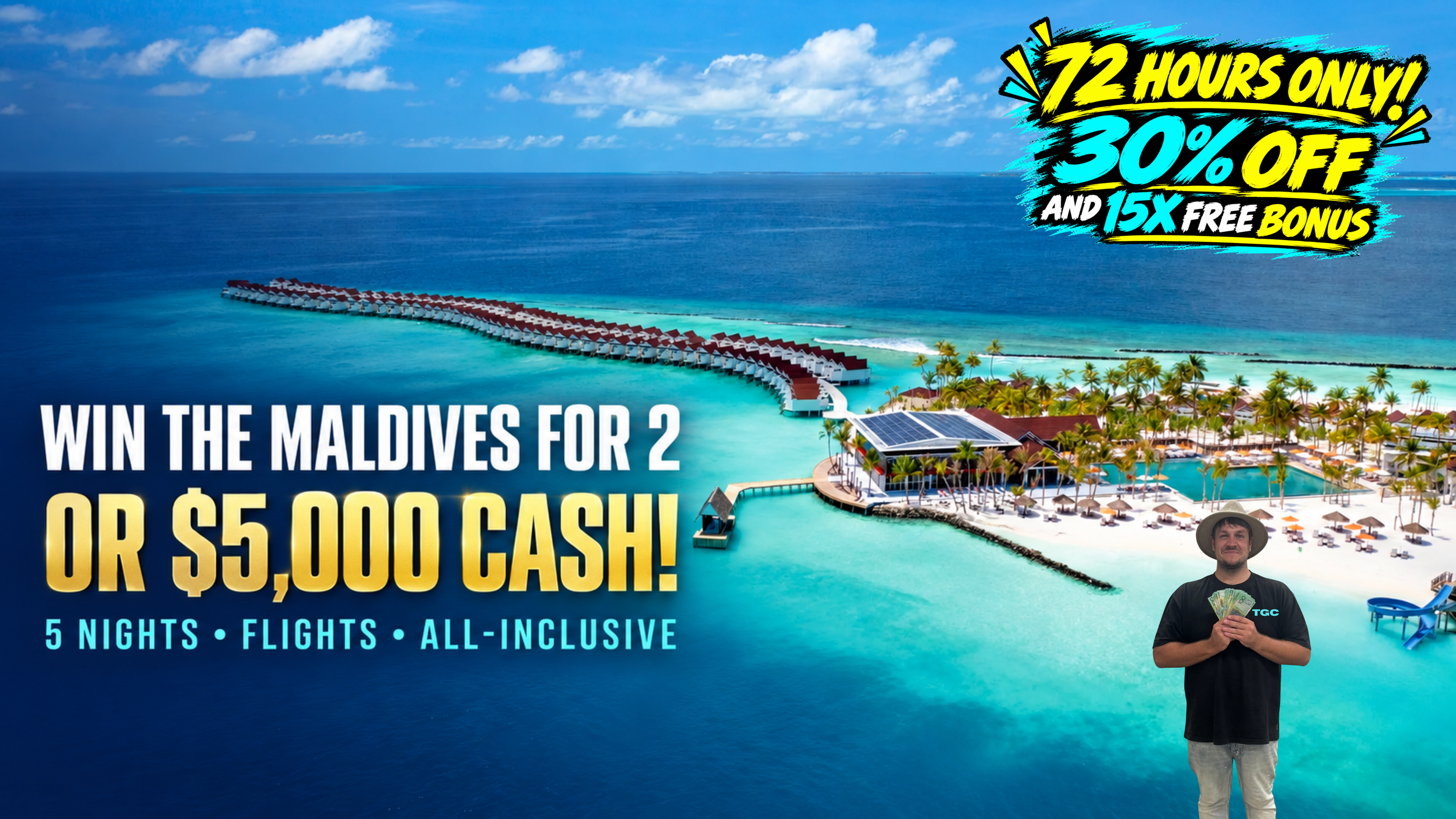 MALDIVES OR $5k