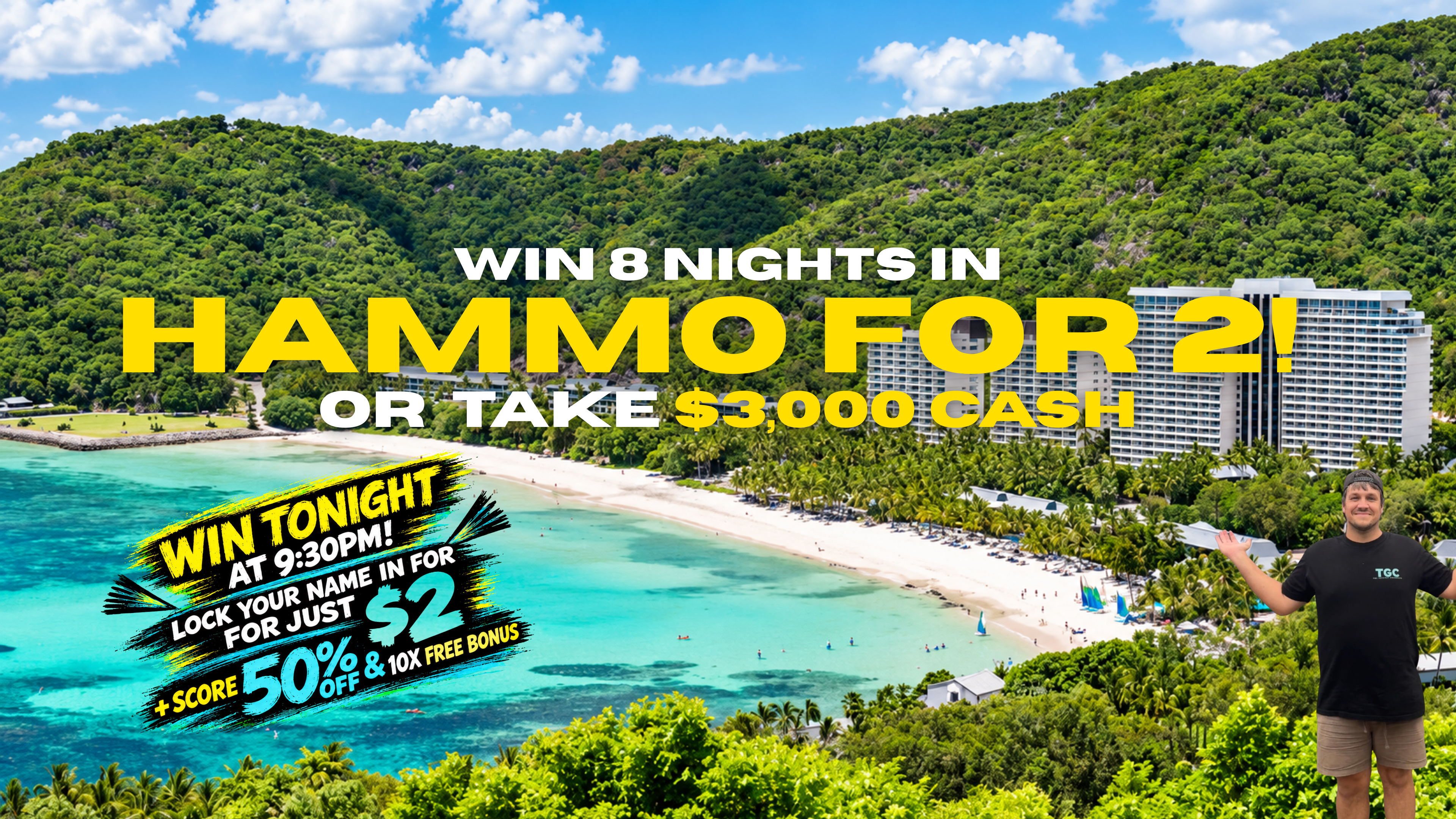 8 NIGHTS IN HAMILTON ISLAND FOR 2