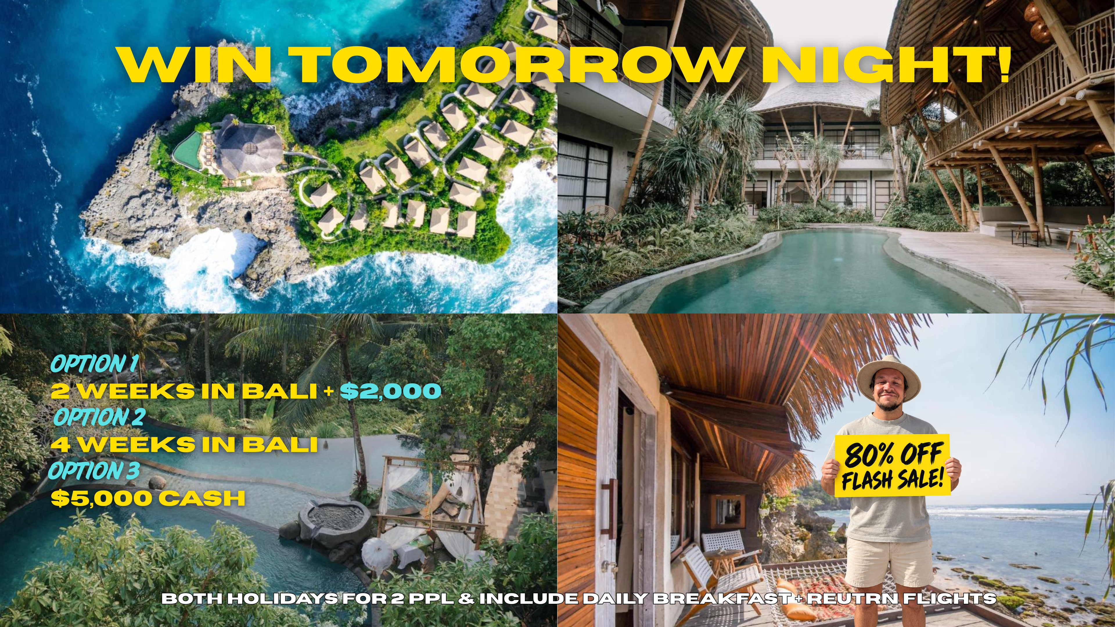 OUR BIGGEST HOLIDAY YET- 4 WEEKS IN BALI OR $5k