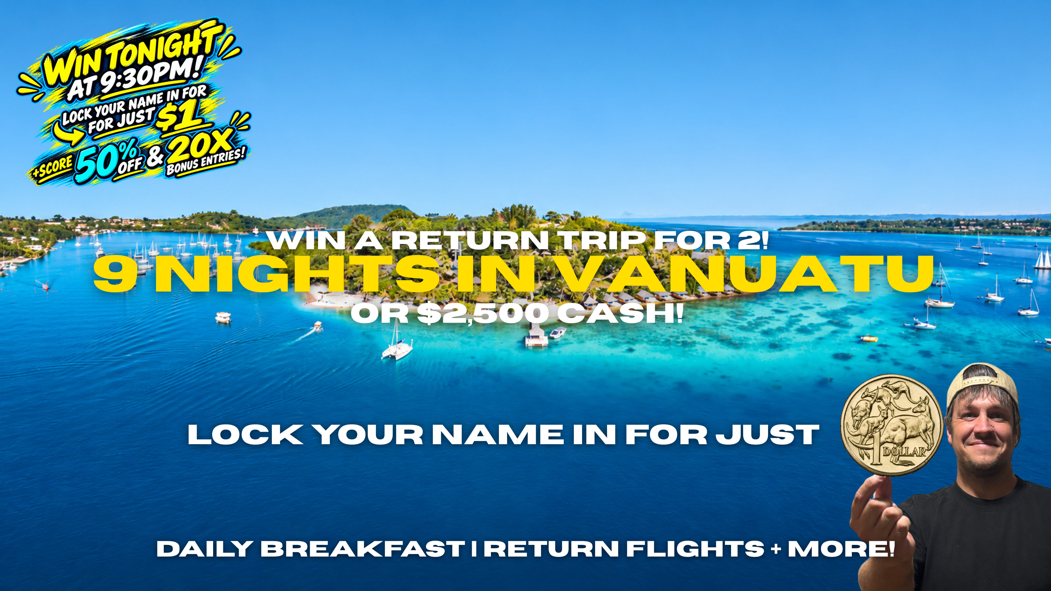VANUATU OR $2,500 