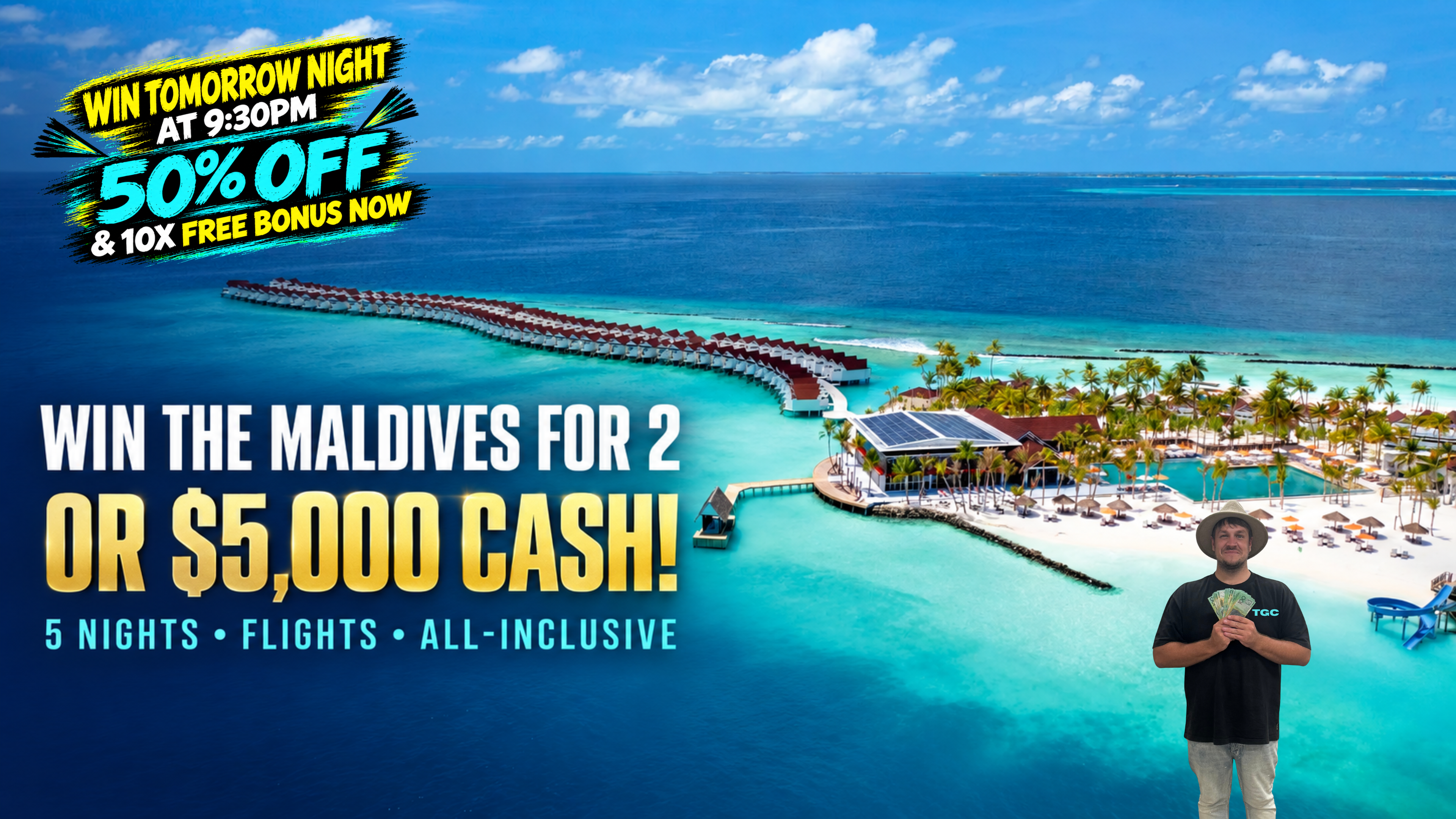 MALDIVES OR $5k