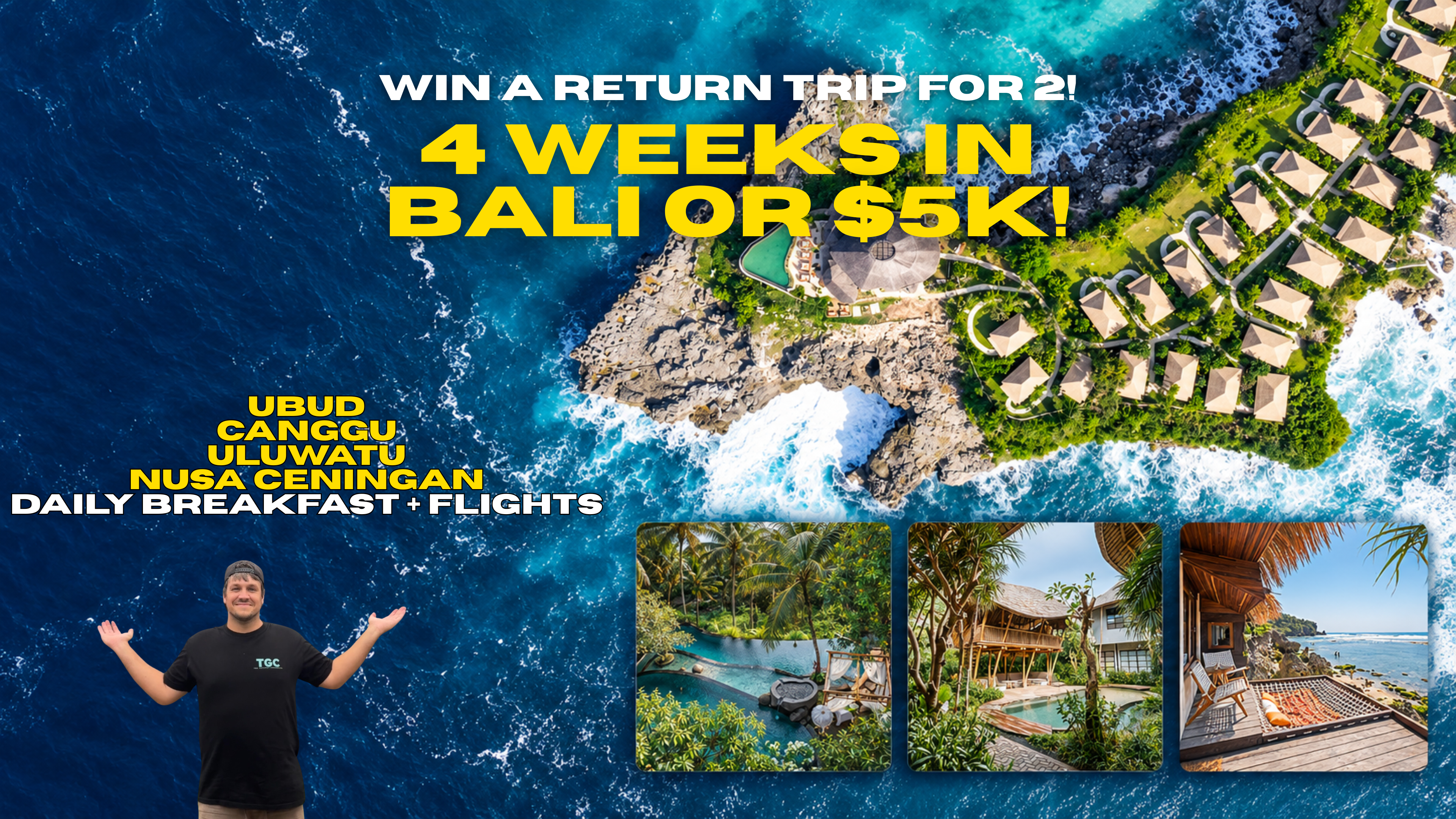 OUR BIGGEST HOLIDAY YET- 4 WEEKS IN BALI OR $5k
