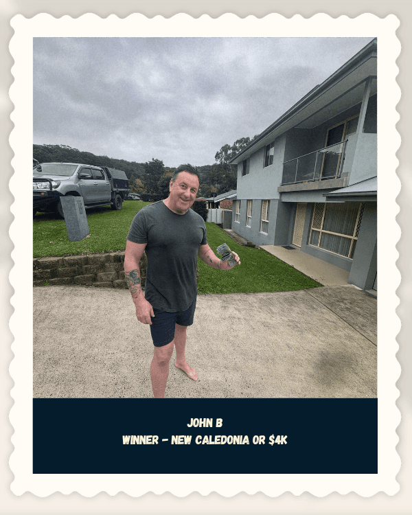 John B, verified winner
