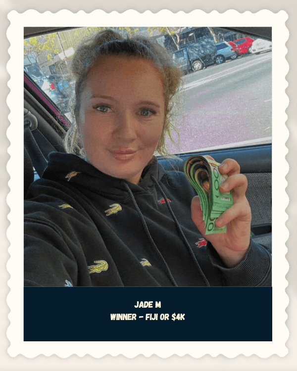 Jade M, verified winner